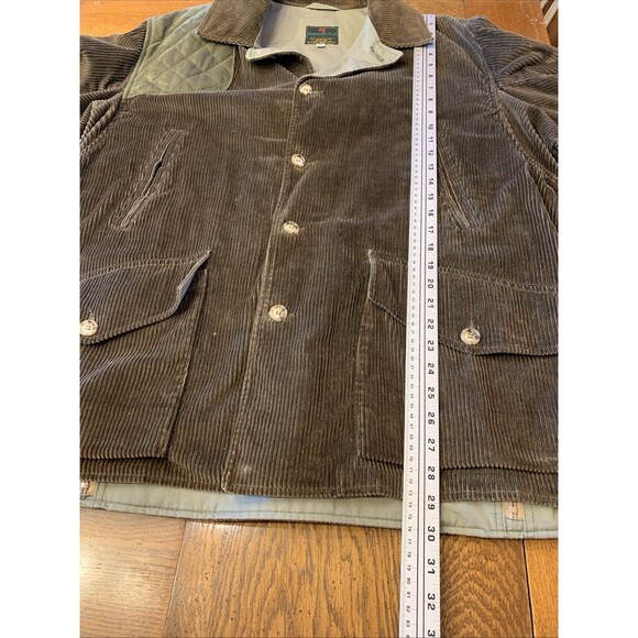 Vintage Abercrombie & Fitch Bird Hunting Jacket Corduroy Outdoors Fowl Sz 46 Grn - Picture 11 of 16